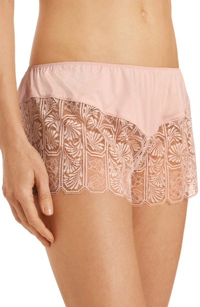 Shop Hanro Wanda Tap Shorts In Rose Quartz