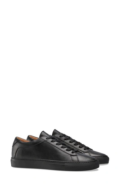 Shop Koio Capri Leather Sneaker In Black/ Black