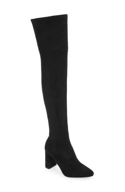 Shop Jeffrey Campbell Parisah Over The Knee Boot In Black Suede