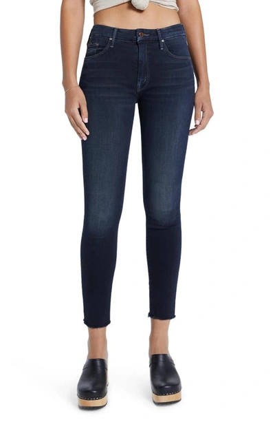Shop Mother Looker High Waist Ankle Skinny Jeans In Coffee Tea Or Me