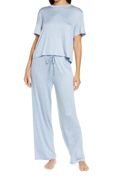 Shop Honeydew Intimates All American Pajamas In Brisk Snow Dot