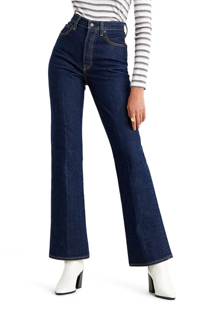 Shop Levi's Ribcage High Waist Bootcut Jeans In High Key
