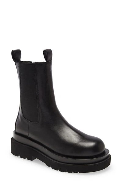 Shop Jeffrey Campbell Tanked Chelsea Boot In Black