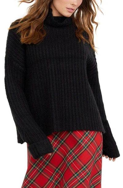 Shop Karen Kane Cowl Neck Sweater In Black