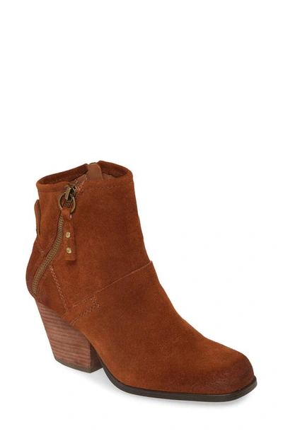 Shop Otbt Long Rider Bootie In Tan Leather