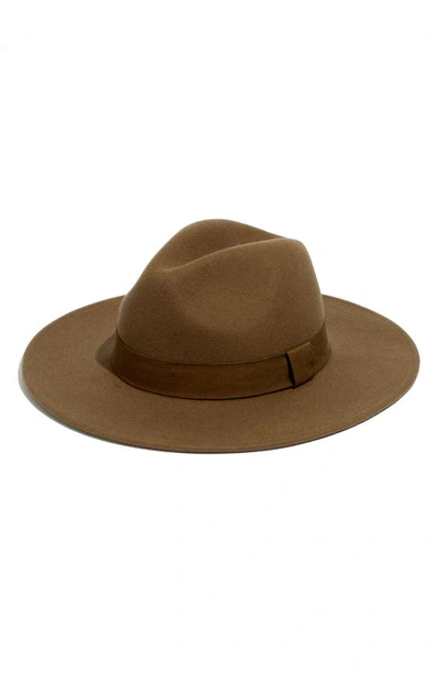 Shop Madewell X Biltmore® Shaped Wool Felt Hat In Ashen Birch