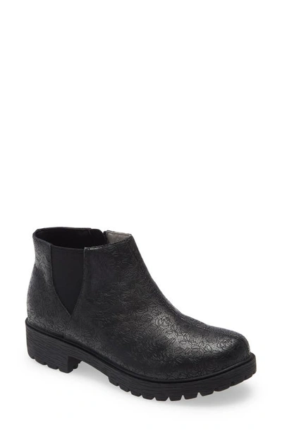 Shop Alegria Shayne Bootie In Ink Impressions Leather