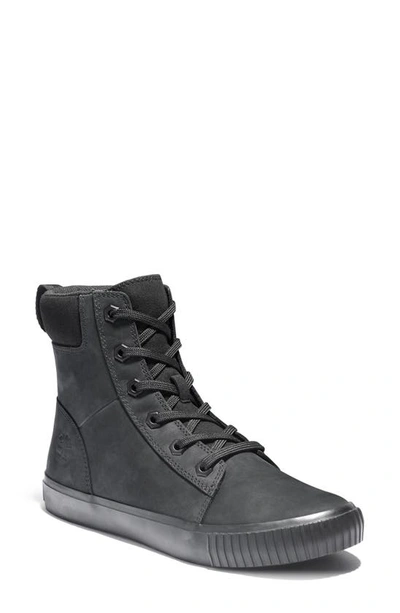 Shop Timberland Skyla Bay Bootie In Black Nubuck Leather