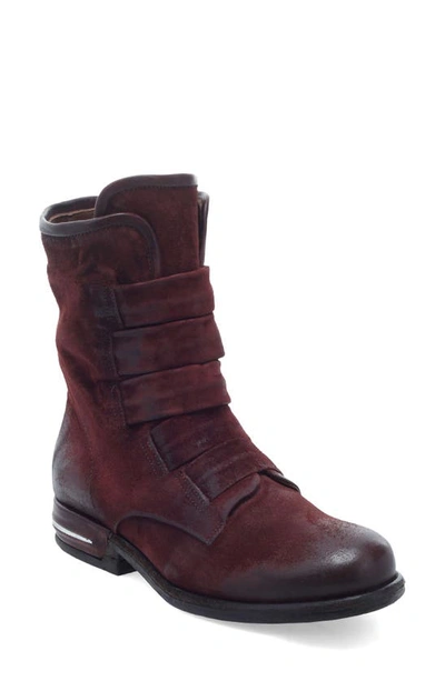 Shop As98 Traver Boot In Eggplant Leather