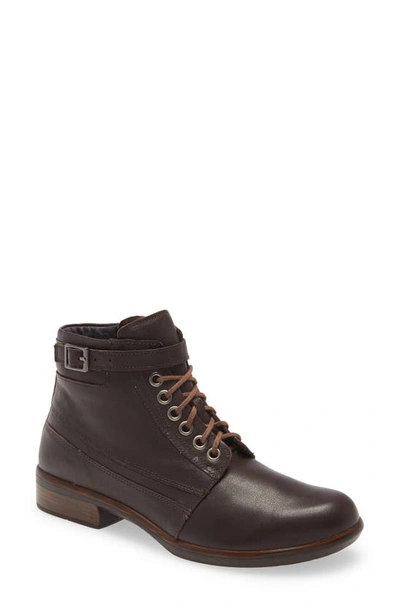 Shop Naot Kona Boot In Brown Leather