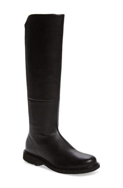 Shop Camper Neuman Knee High Boot In Black Leather