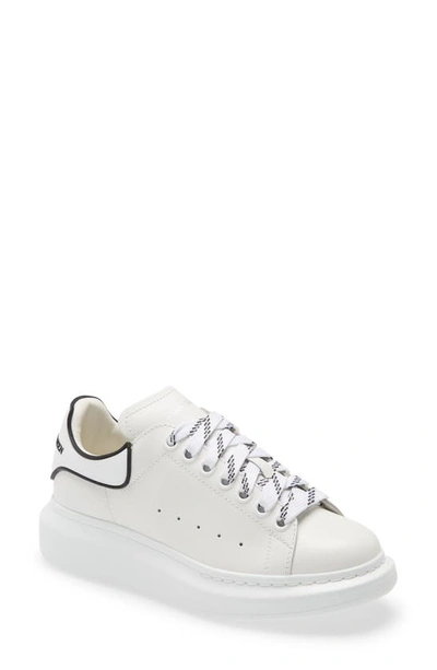 Shop Alexander Mcqueen Platform Sneaker In White/white