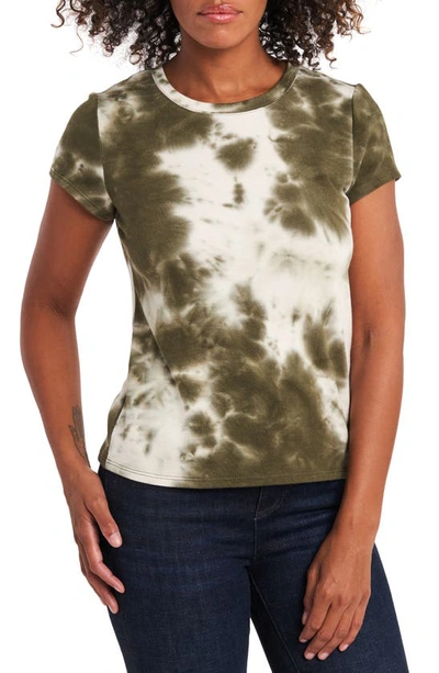 Shop 1.state Tie Dye Top In Dark Olive