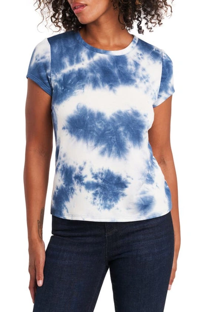 Shop 1.state Tie Dye Top In Blue Denim