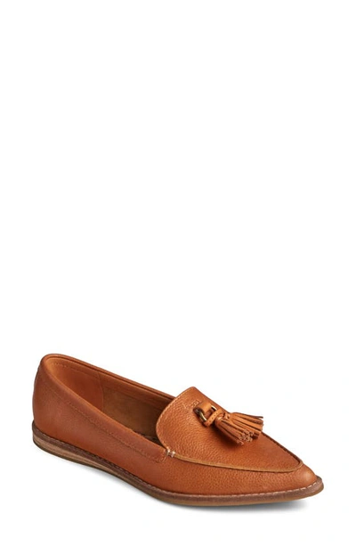 Shop Sperry Saybrook Loafer In Tan Tumbled Leather