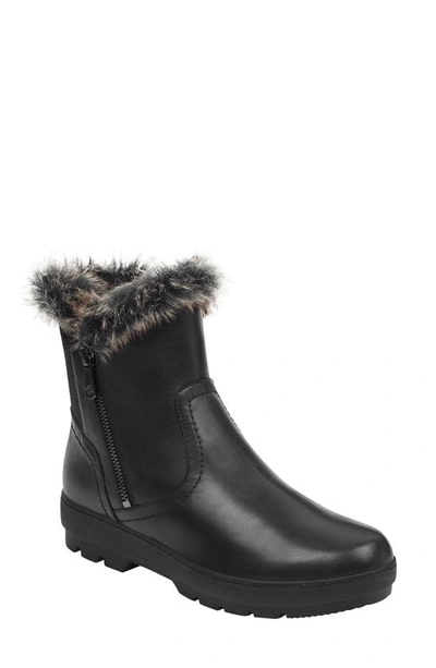 Easy Spirit Adabelle Water Resistant Boot In Black Leather ModeSens