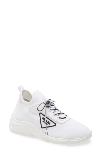 Shop Prada Updated Xy Lace-up Sneaker In White