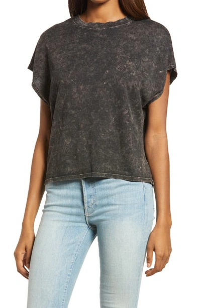 Shop Askk Ny Boxy T-shirt In Mineral Black