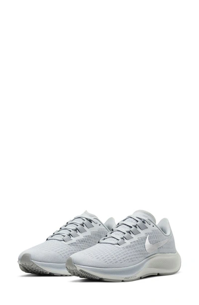 Shop Nike Air Zoom Pegasus 37 Running Shoe In Pure Platinum/ Silver/ Grey