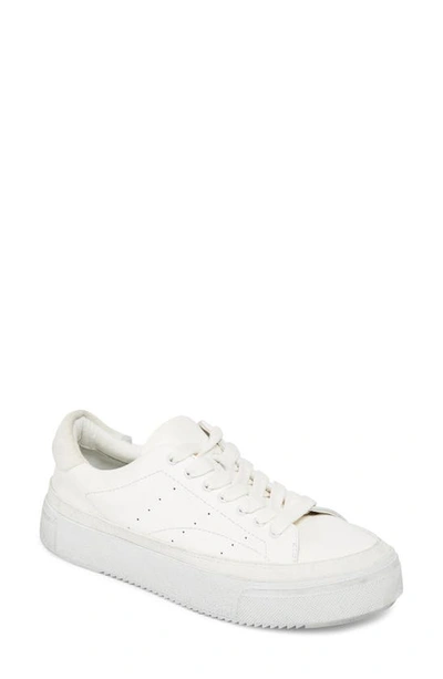 Shop Allsaints Isha Platform Sneaker In White/ White Leather