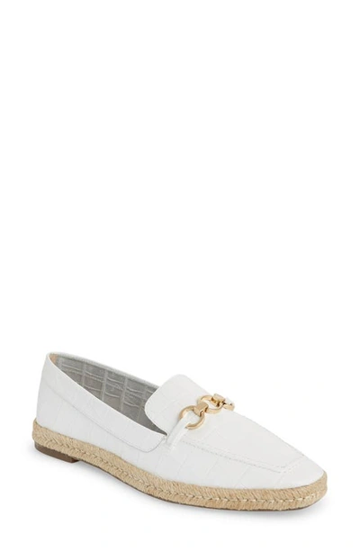Shop Schutz Patty Loafer In White Leather