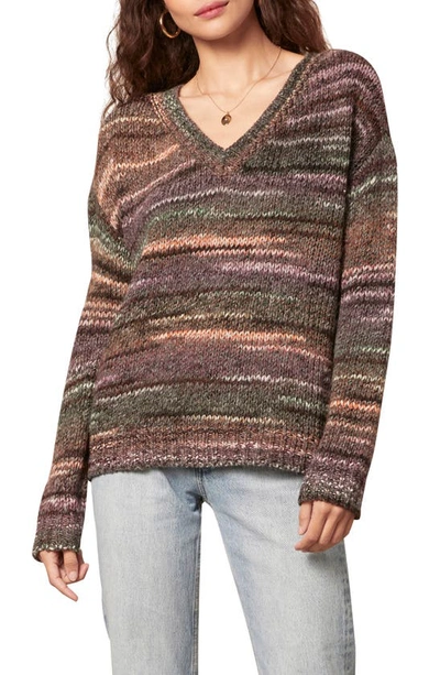 Shop Bb Dakota Mellow It's Me Space Dye Sweater In Multi