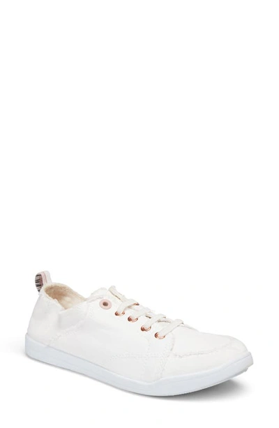 Shop Vionic Beach Collection Pismo Lace-up Sneaker In Cream Canvas