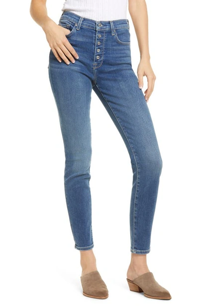 Shop Seven High Waist Ankle Skinny Jeans In Luxe Vintage Stellar