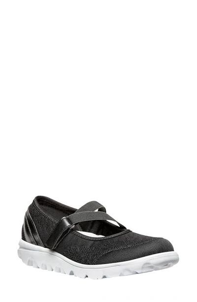 Shop Propét Travelactic Mary Jane Sneaker In Black Fabric