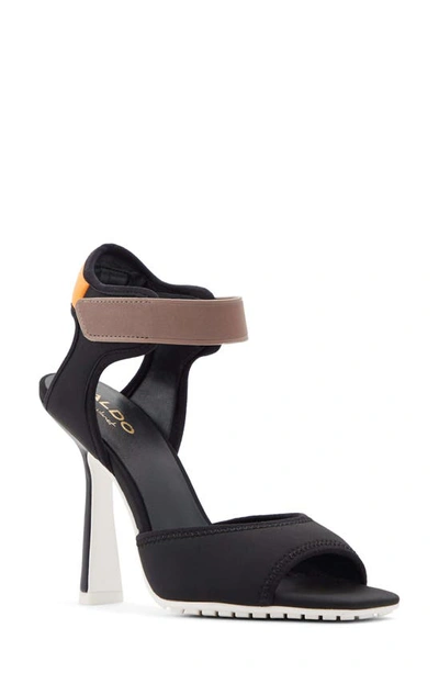 Shop Aldo Kadia Ankle Strap Sandal In Black