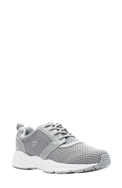 Shop Propét Stability X Sneaker In Light Grey Fabric