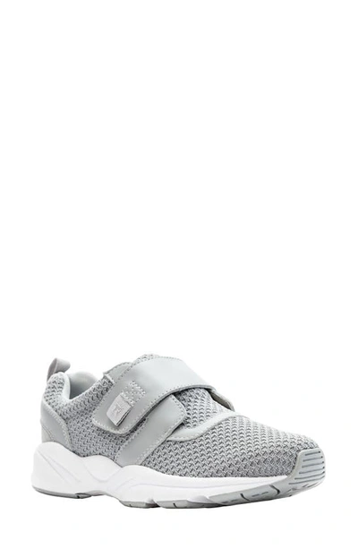 Shop Propét Stability X Strap Sneaker In Light Grey Fabric