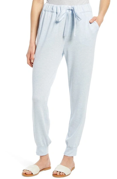 Shop 1.state Cozy Knit Joggers In Pale Blue Heather
