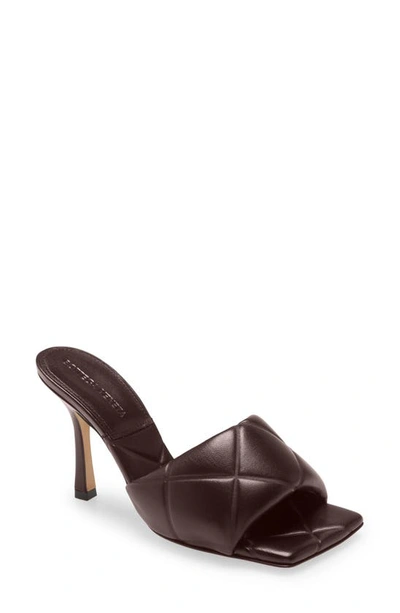 Bottega Veneta 90mm Lido Leather Slide Sandals In Bianco ModeSens
