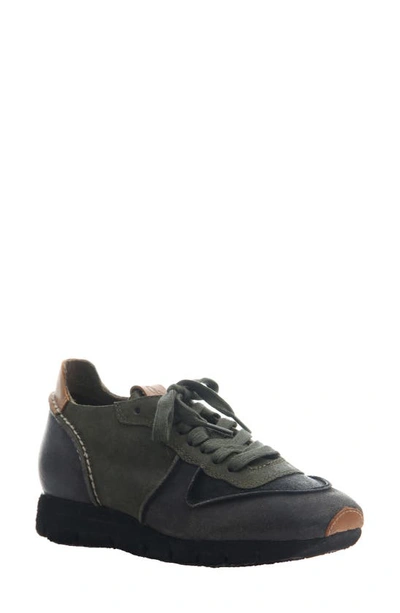 Shop Otbt Snowbird Sneaker In Dark Grey Suede