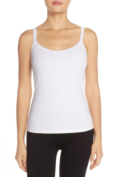 Shop On Gossamer Reversible Stretch Cotton Camisole In White