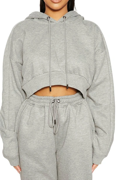 Shop Naked Wardrobe All Good In The Hoodie In Heather Grey