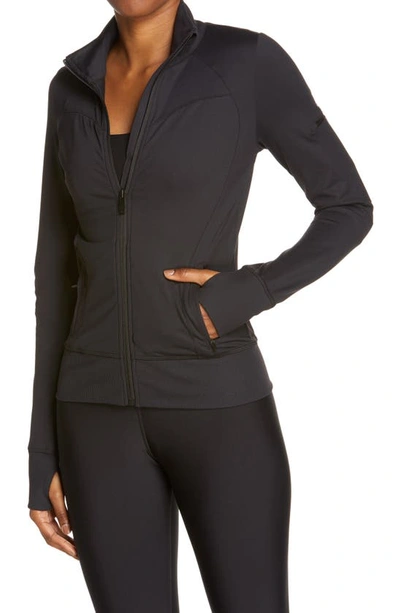 Contour Zip-up Jacket In Black