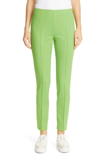 Shop Akris Melissa Techno Stretch Pants In Pure Green