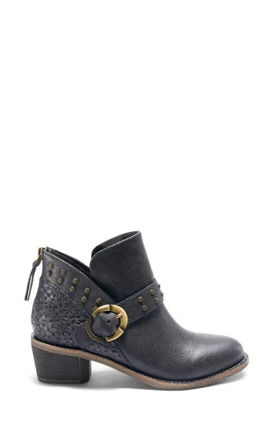 Shop Halsa Footwear Melania Bootie In Navy Leather