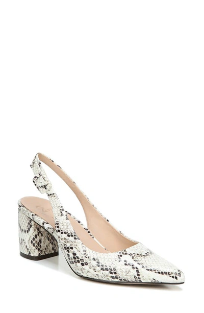 Shop 27 Edit Meera Slingback Pump In Snake Print Leather