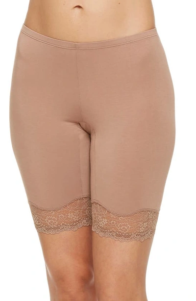 Shop Montelle Intimates Bike Shorts In Nutmeg