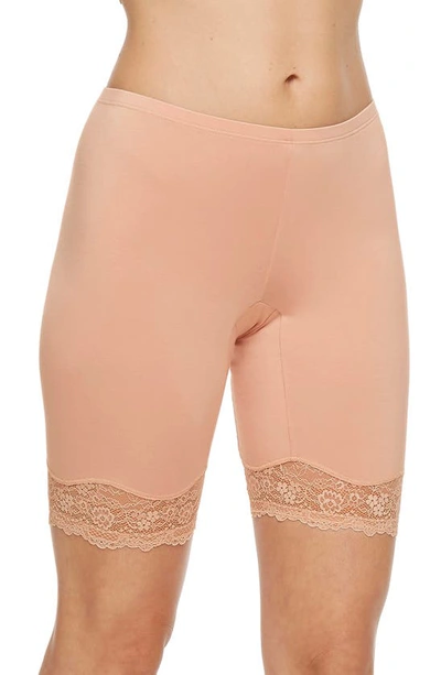 Shop Montelle Intimates Bike Shorts In Seashell