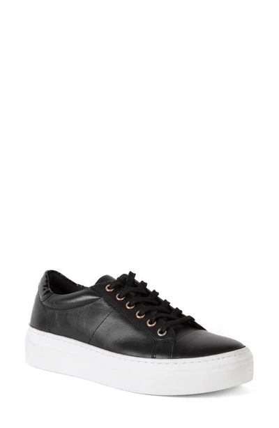 Shop Vagabond Shoemakers Zoe Platform Sneaker In Black/ Black Leather
