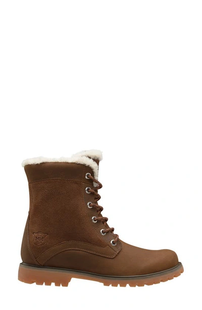 Helly Hansen Helly Hanson Marion Boot With Faux Fur Trim In Whiskey/ Bison/  Soccer Gum | ModeSens