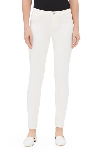 Shop Lafayette 148 Mercer Acclaimed Stretch Skinny Pants In White