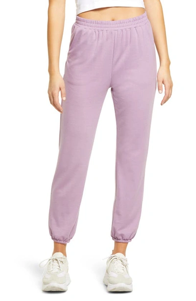 Shop All In Favor French Terry Joggers In Lavender