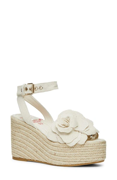 Shop Valentino Atelier 03 Rose Edition Espadrille Platform Wedge Sandal In Naturale