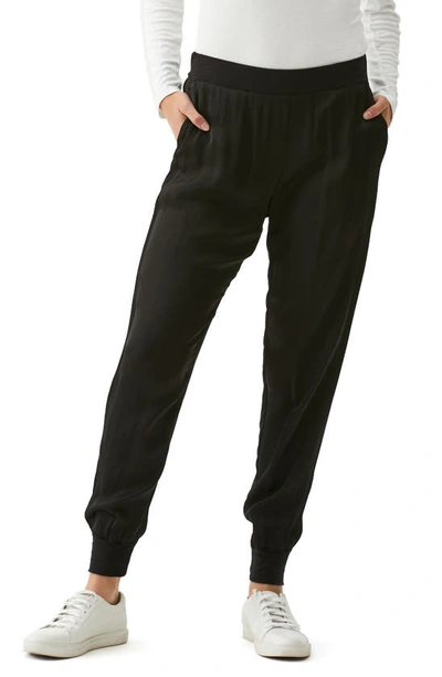 Shop Michael Stars Lidia Relaxed Joggers In Black