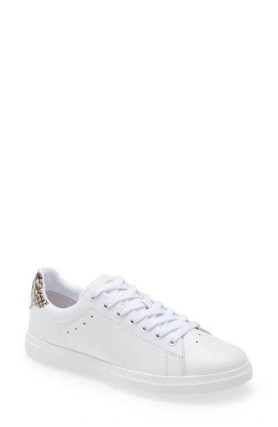 Shop Tory Burch Howell Sneaker In Titanium White/ Warm Roccia